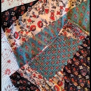 So fun! Gypsy boho maxi skirt, XL